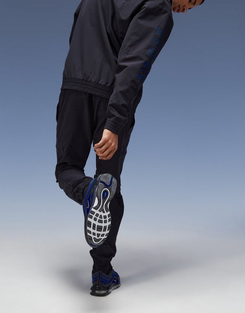 NIKE SPODNIE MAX WVN CARGO BLK PANTS FV5594-010 Czarny