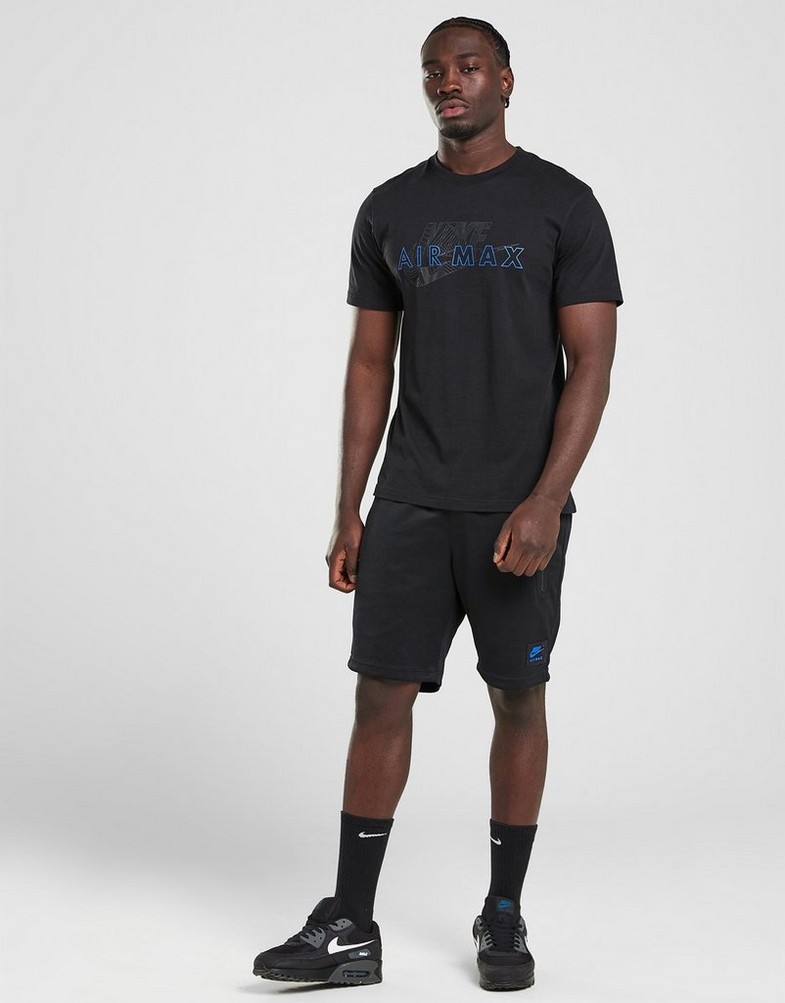 Мъжка тениска NIKE ТЕНИСКА M NSW AIR MAX SS TEE AIR MAX FV5593-010 Черен