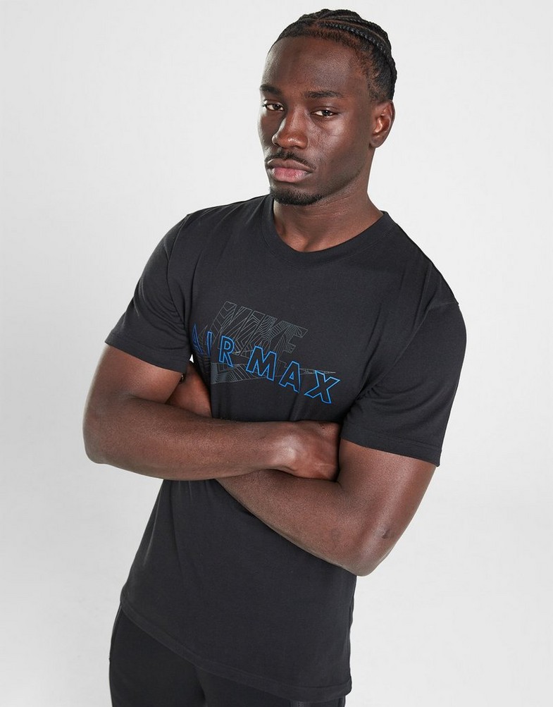 Мъжка тениска NIKE ТЕНИСКА M NSW AIR MAX SS TEE AIR MAX FV5593-010 Черен
