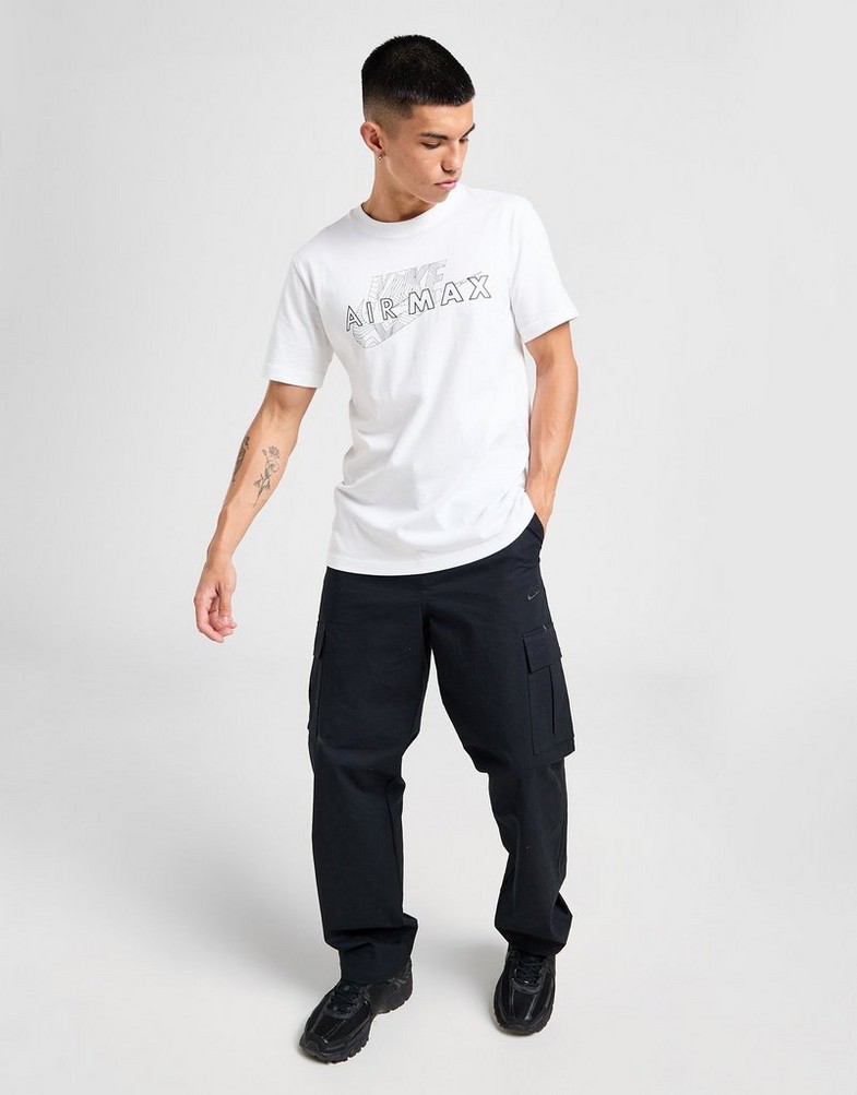 Tricou pentru bărbați NIKE TRICOU M NSW AIR MAX SS TEE AIR MAX FV5593-100 Alb