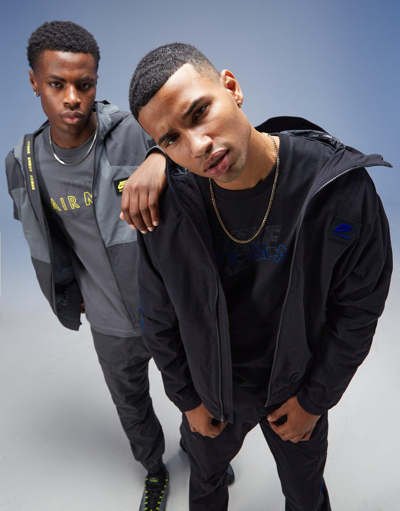 Pánska bunda NIKE BUNDA M NSW AIR MAX WVN JACKET AIR MAX FV5595-010 Černá