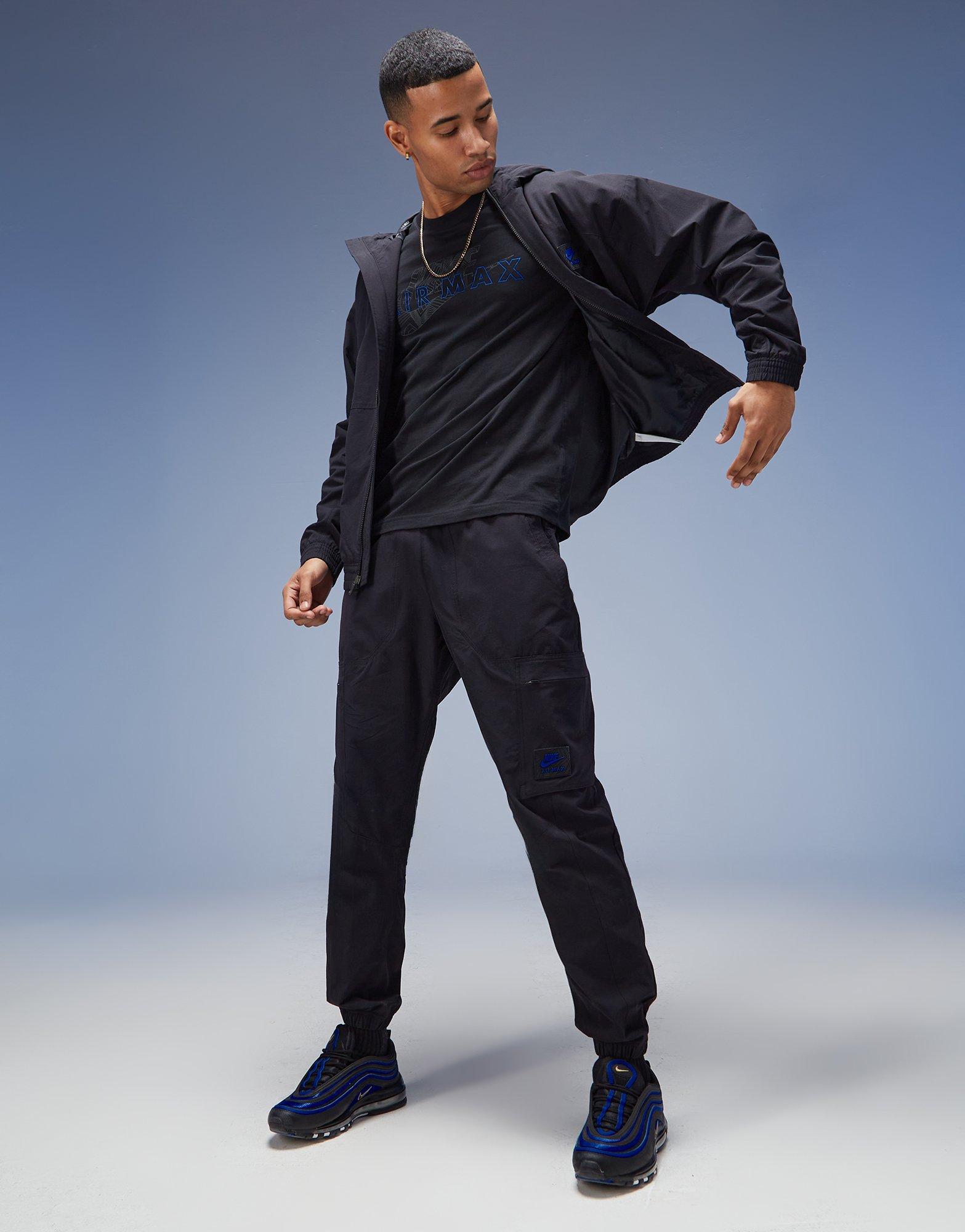 Pánska bunda NIKE BUNDA M NSW AIR MAX WVN JACKET AIR MAX FV5595-010 Černá