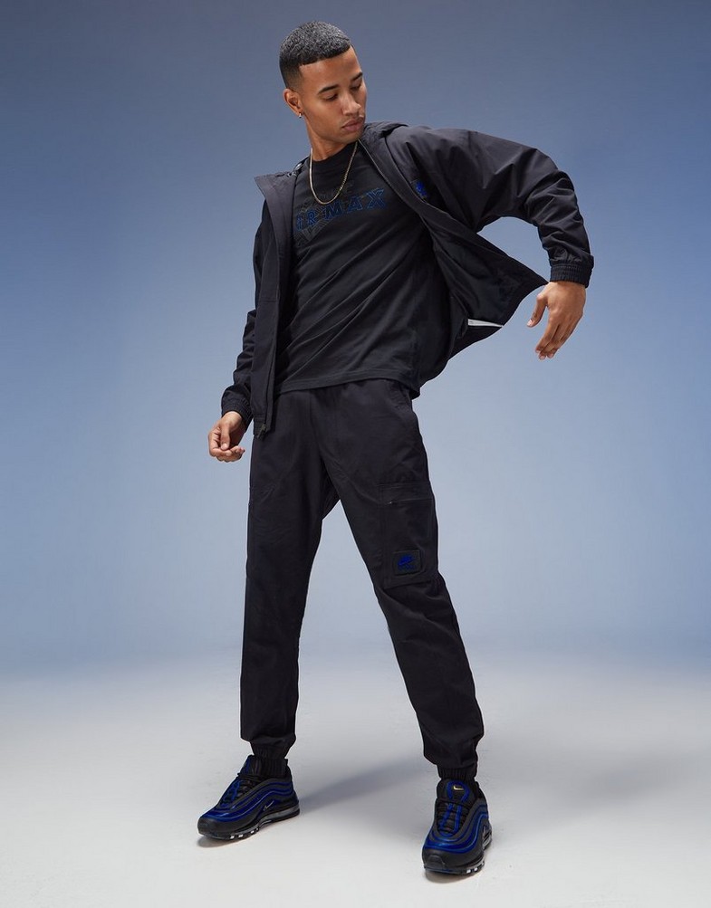 NIKE КУРТКА M NSW AIR MAX WVN JACKET AIR MAX FV5595-010 Чорний