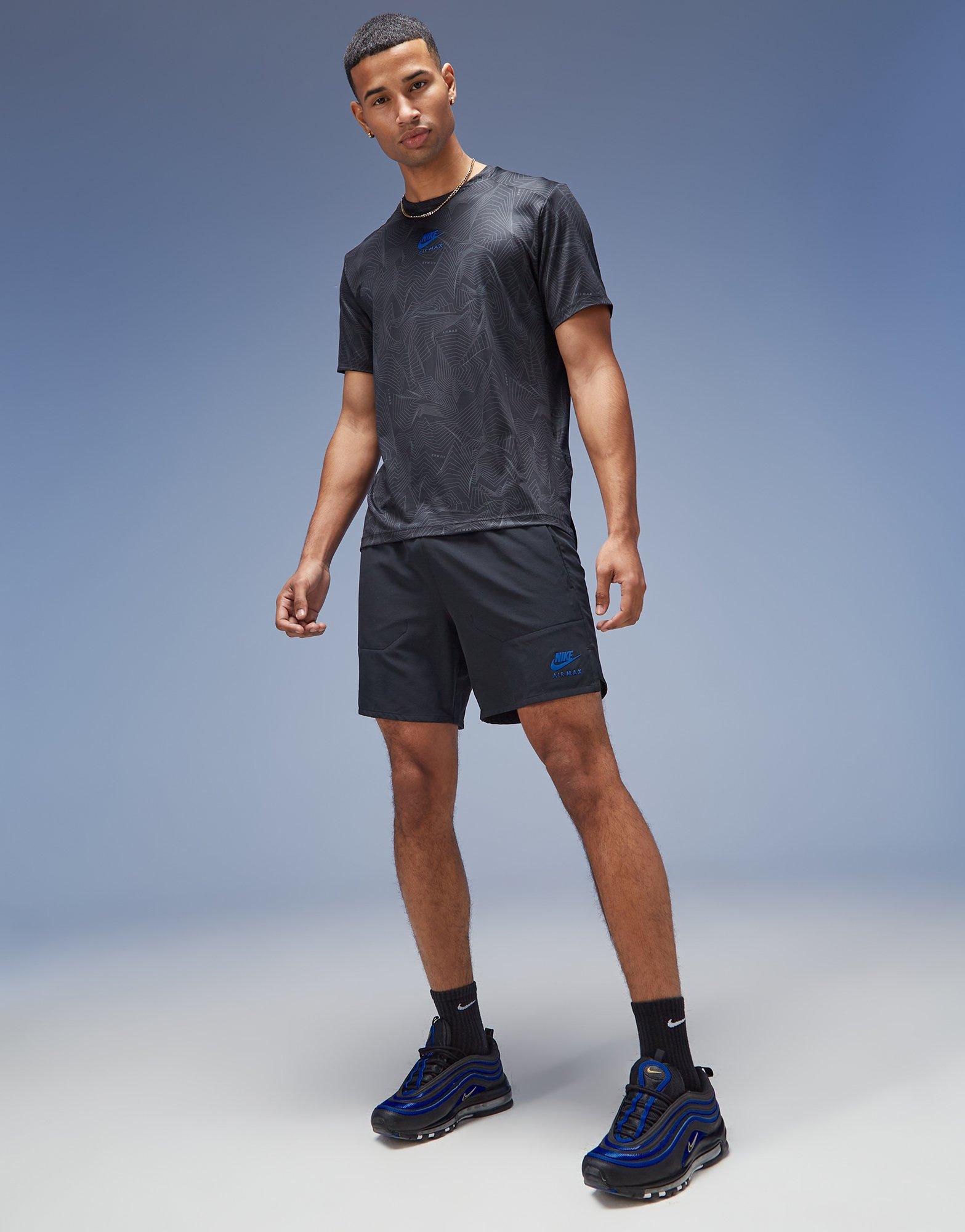 Мъжки шорти NIKE ШОРТИ M NSW AIR MAX TC ST WV SHORTS AIR MAX FV5597-010 Черен