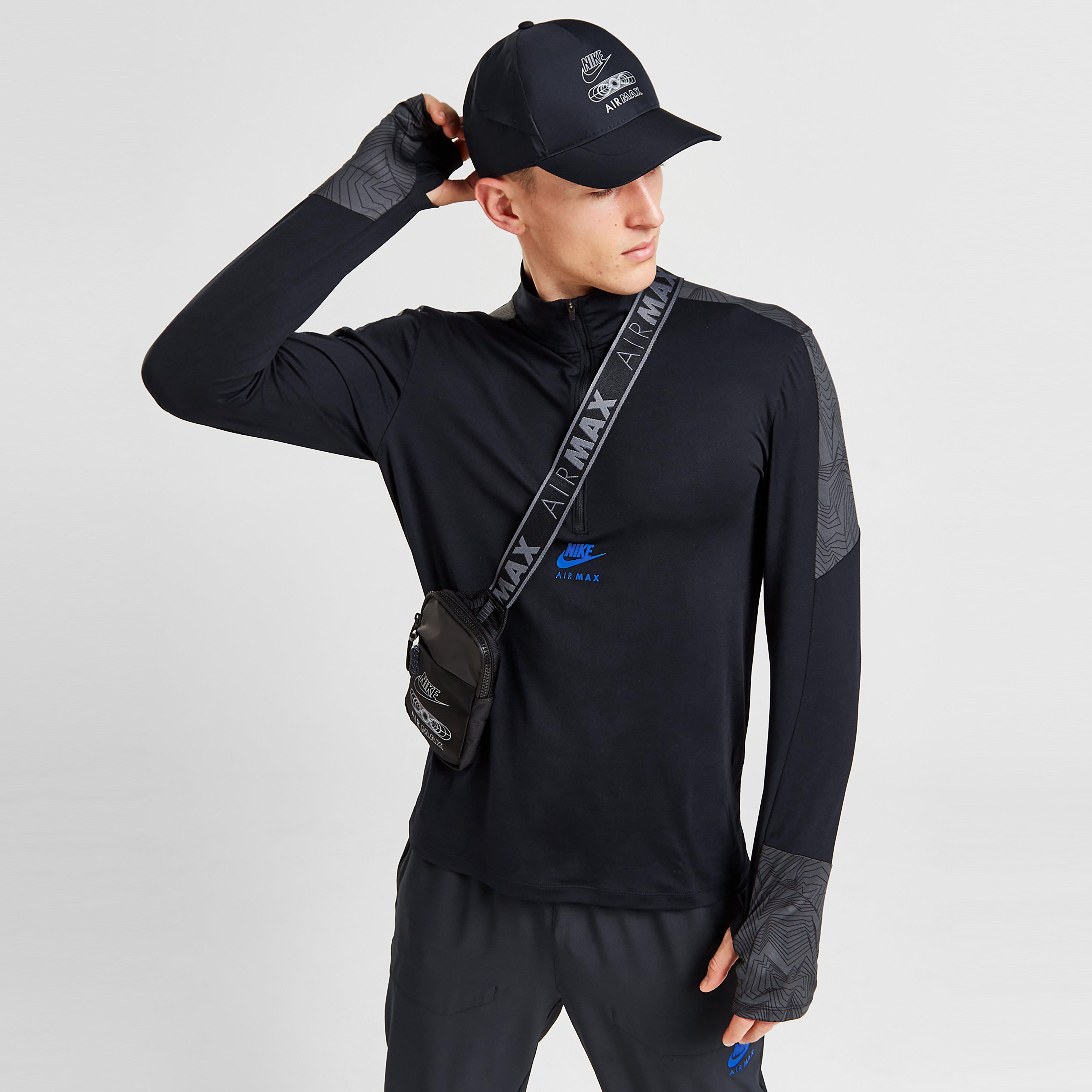 Férfi pulóverek NIKE PULÓVER CIPZÁRAS M NSW AIR   MAX TC PK DF LS AOP AIR MA