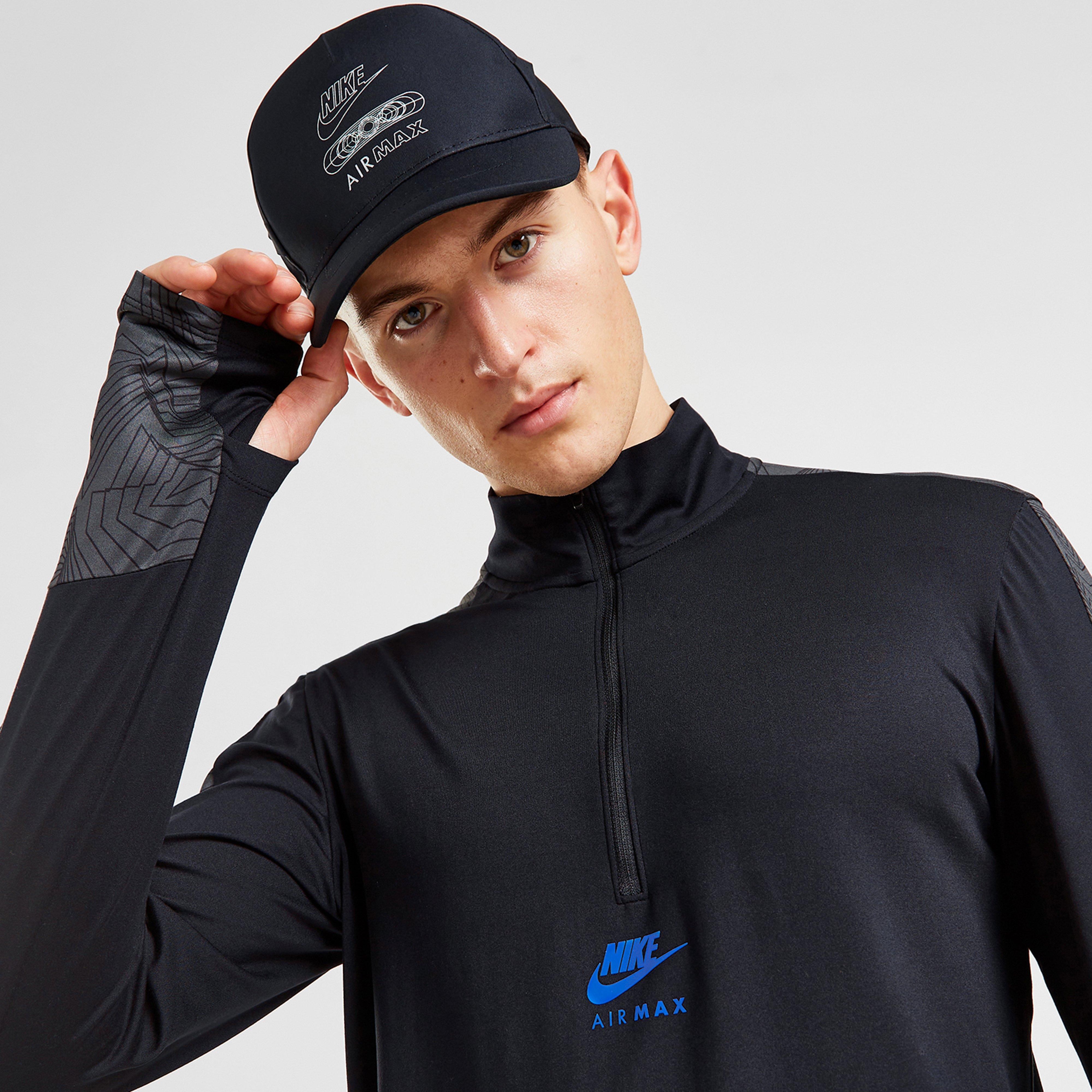 Férfi pulóverek NIKE PULÓVER CIPZÁRAS M NSW AIR   MAX TC PK DF LS AOP AIR MA