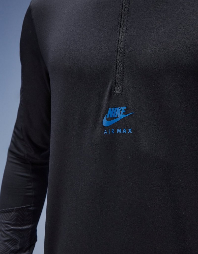 Чоловічі кофти NIKE КОФТА НА БЛИСКАВЦІ M NSW   AIR MAX TC PK DF LS AOP AIR  FV5599-010 Чорний