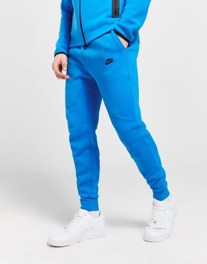 Pánske nohavice NIKE NOHAVICE  M NK TCH FLC JGGR TECH FB8002-435 Modrá