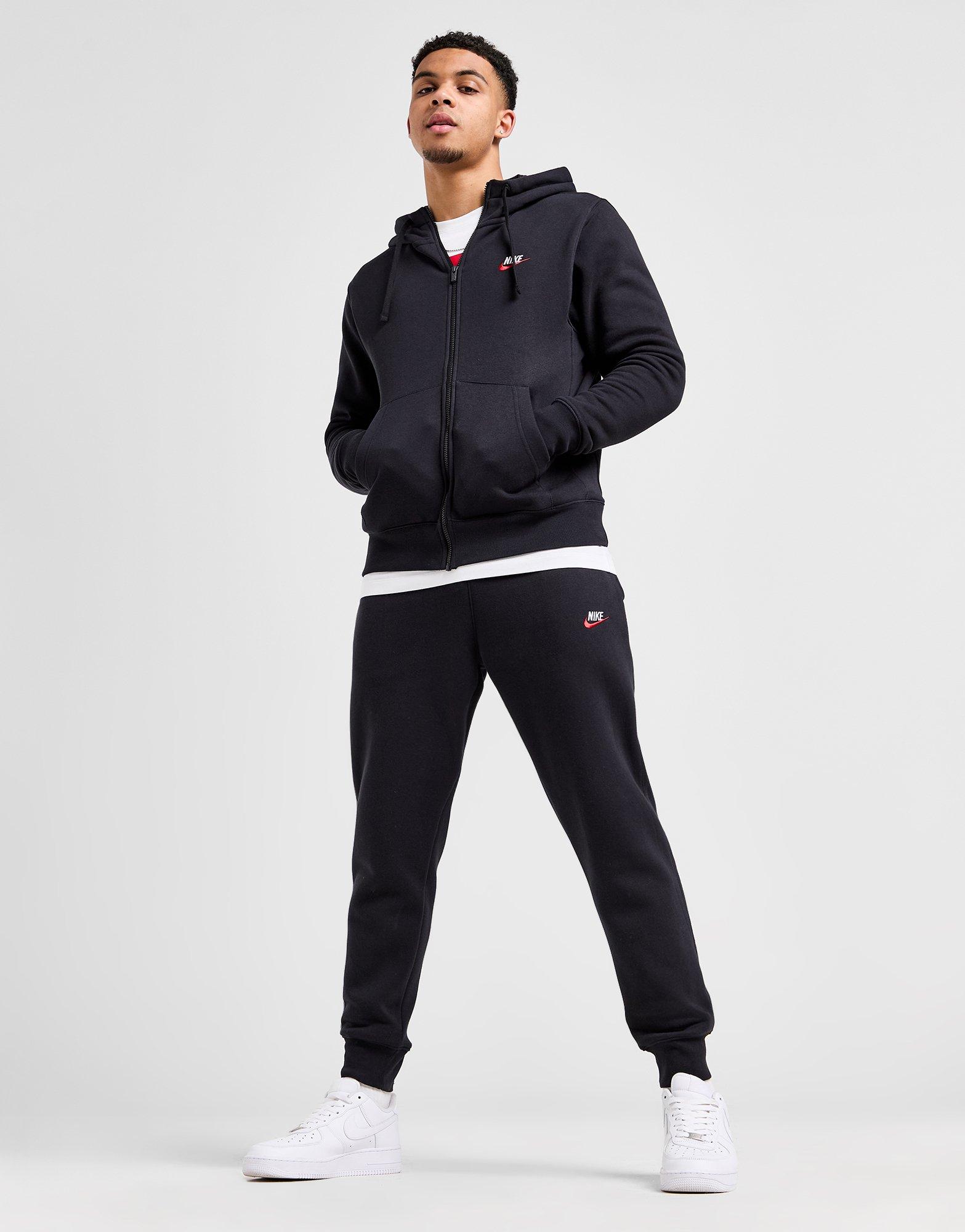Мъжка блуза NIKE СУИТЧЪР С КАЧУЛКА M NSW CLUB DT HOODIE FZ BB ESSENTIALS DQ8384-012 Черен