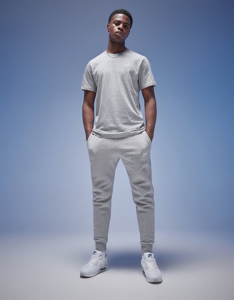 Чоловічі футболки NIKE ФУТБОЛКА M NSW CLUB DT TEE TEE TABLE FD1184-064 Сірий