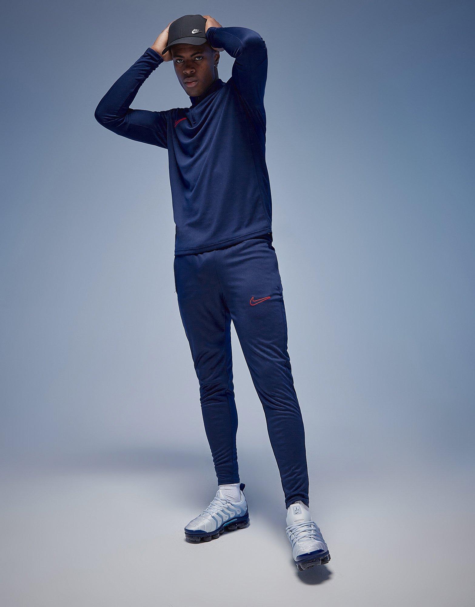 Мъжка блуза NIKE СУИТЧЪР СЪС ЗАКОПЧАВАНЕ M   NK DF ACD23 DRIL ТОП BR ACA DX4294-411 Тъмносин