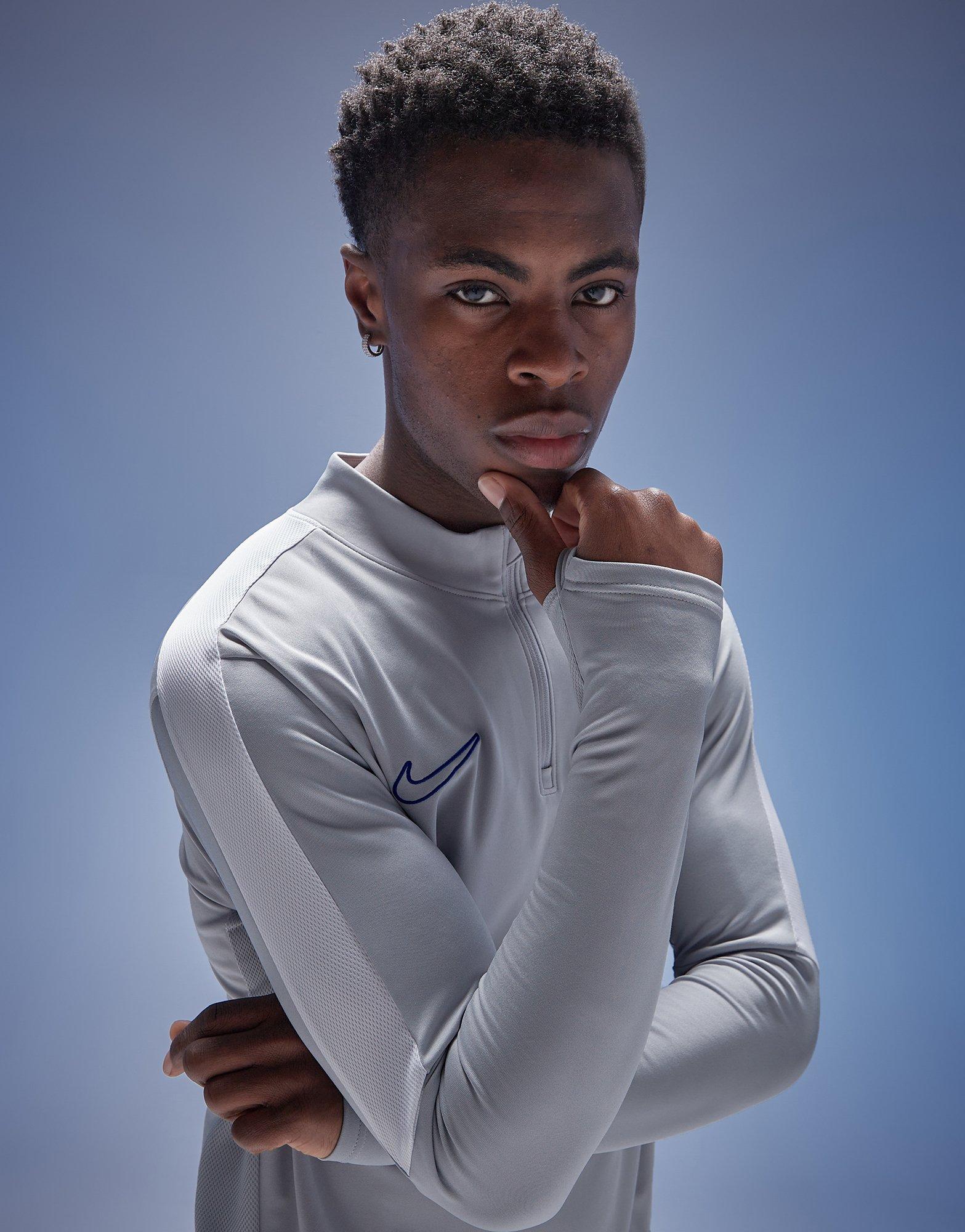 Muški gornji dio trenirke NIKE VESTA RASKOPČANA M NK DF ACD23 DRIL TOP BR ACADEMY DX4294-012 siva