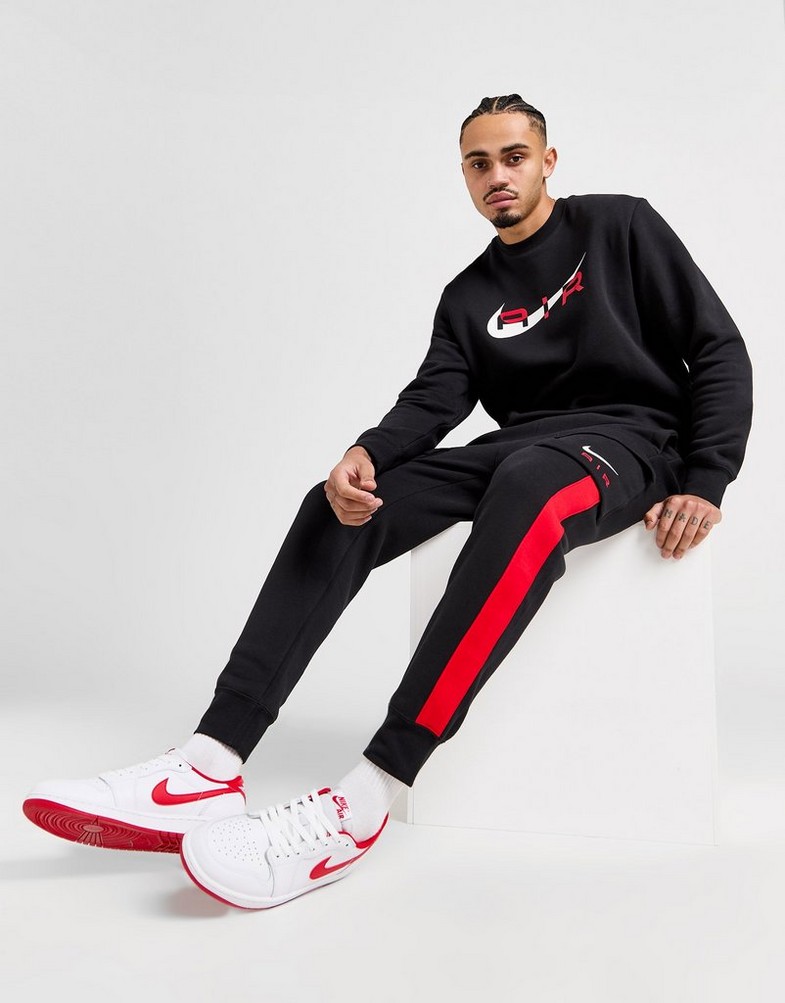 NIKE SPODNIE M NSW SW AIR CARGO PANT FLC BB AIR MAX FN7693-012 Czarny