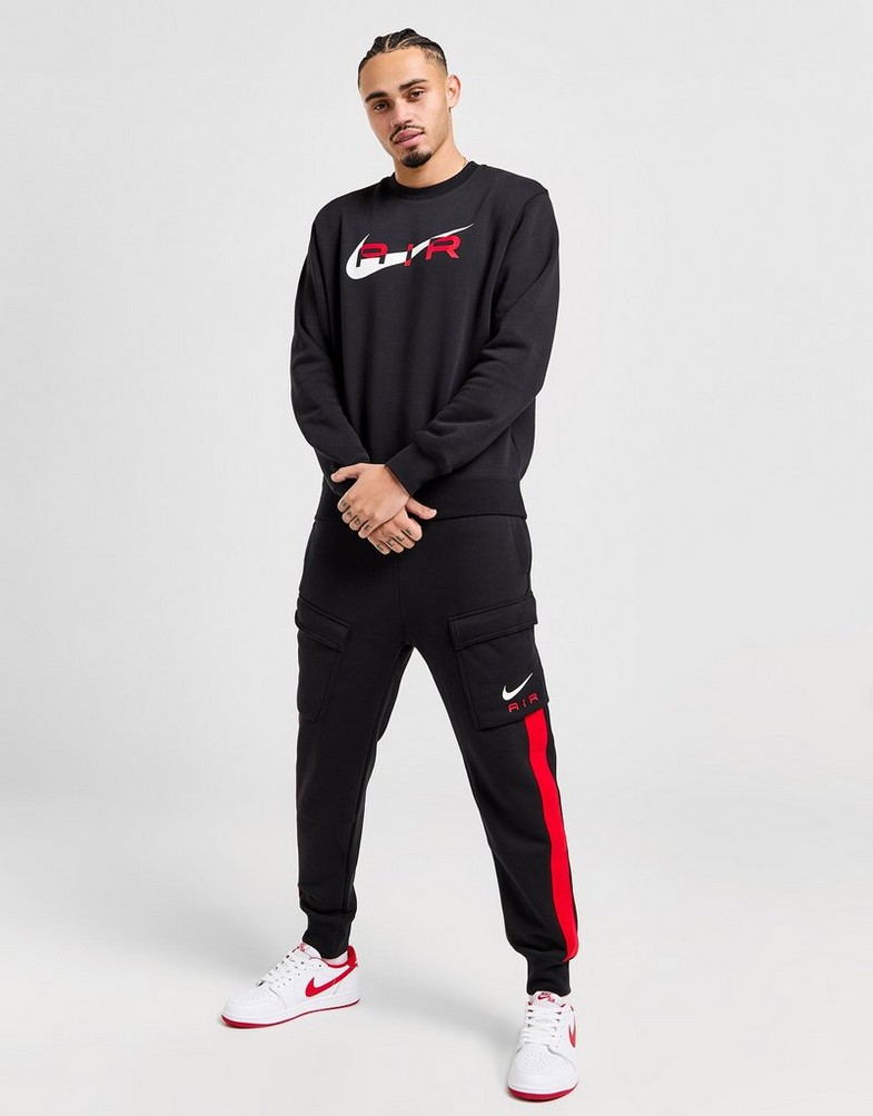 NIKE SPODNIE M NSW SW AIR CARGO PANT FLC BB AIR MAX FN7693-012 Czarny