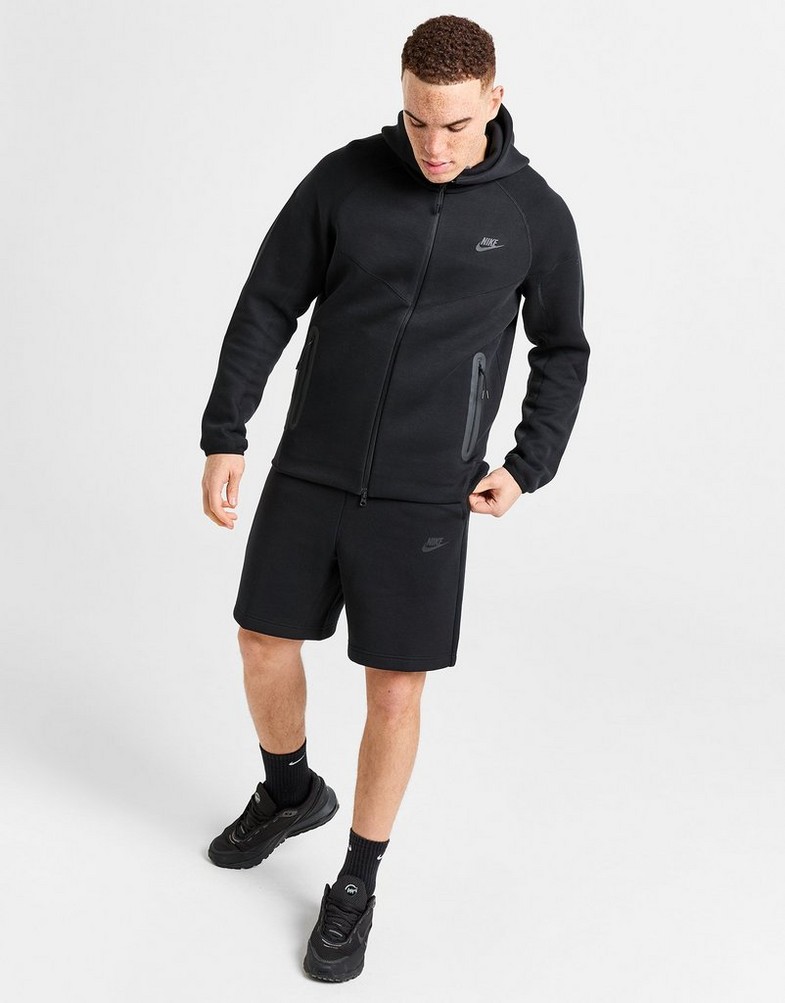 Чоловічі шорти NIKE ШОРТИ SPORTWEAR TECH FLEECE SHORTS FB8171-010 Чорний