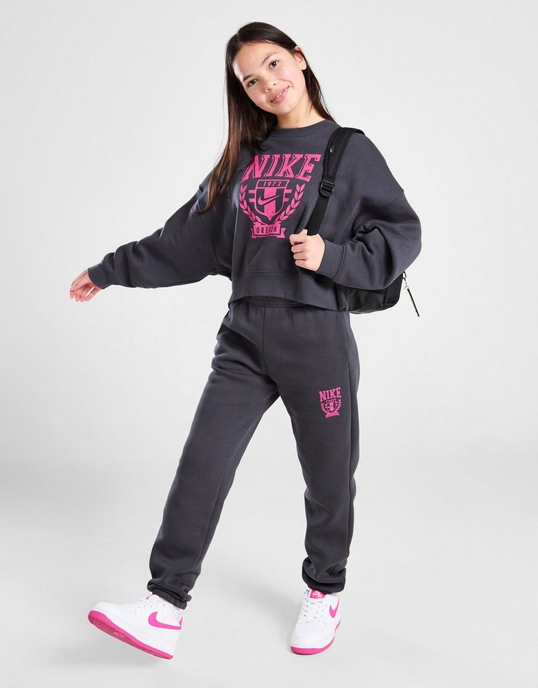 Дитячі штани NIKE ШТАНИ G NSW TREND FLC CF PANT GIRL FZ4720-060 Сірий