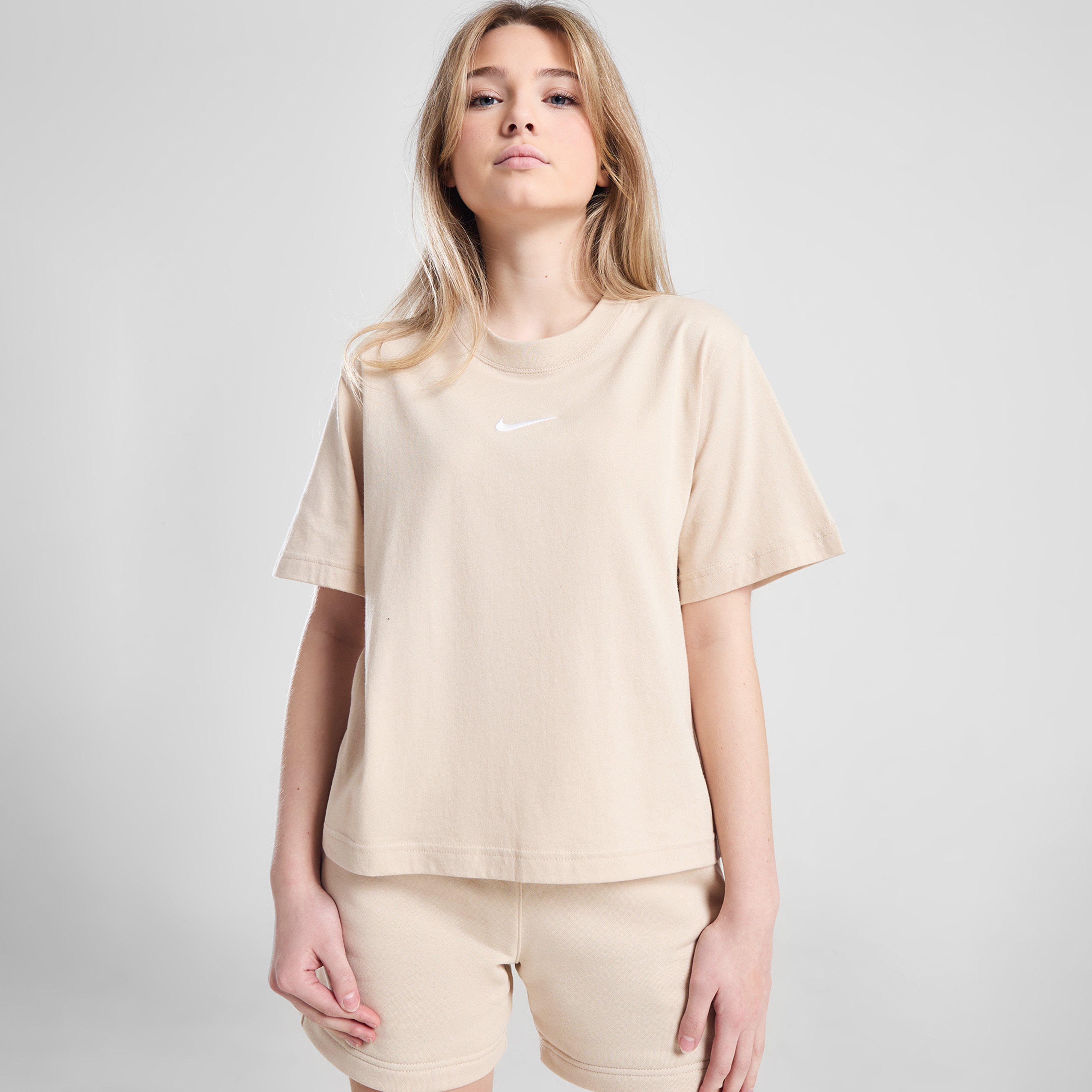 Koszulka, t-shirt dziecięcy NIKE T-SHIRT G NSW TEE ESSNTL SS BOXY GIRL