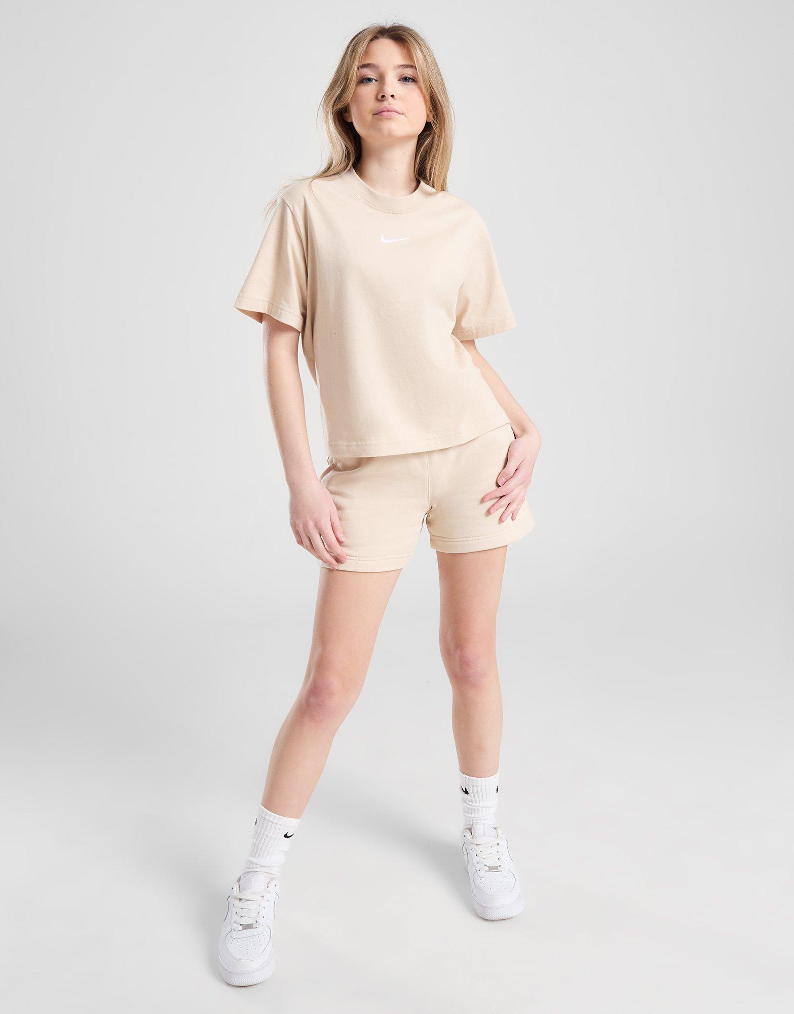 Дитячі футболки NIKE ФУТБОЛКА G NSW TEE ESSNTL SS BOXY GIRL DH5750-126 Бежевий