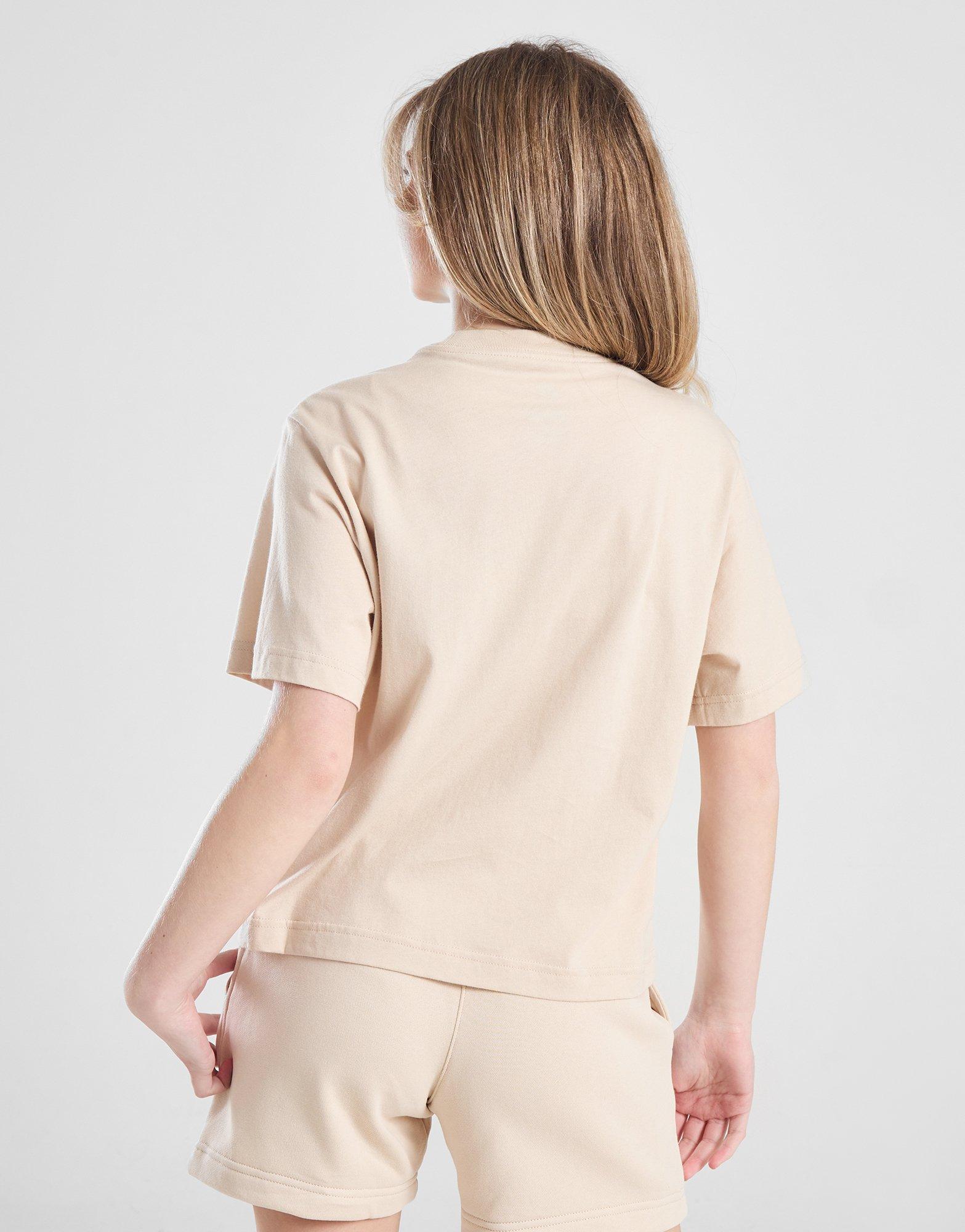 Дитячі футболки NIKE ФУТБОЛКА G NSW TEE ESSNTL SS BOXY GIRL DH5750-126 Бежевий