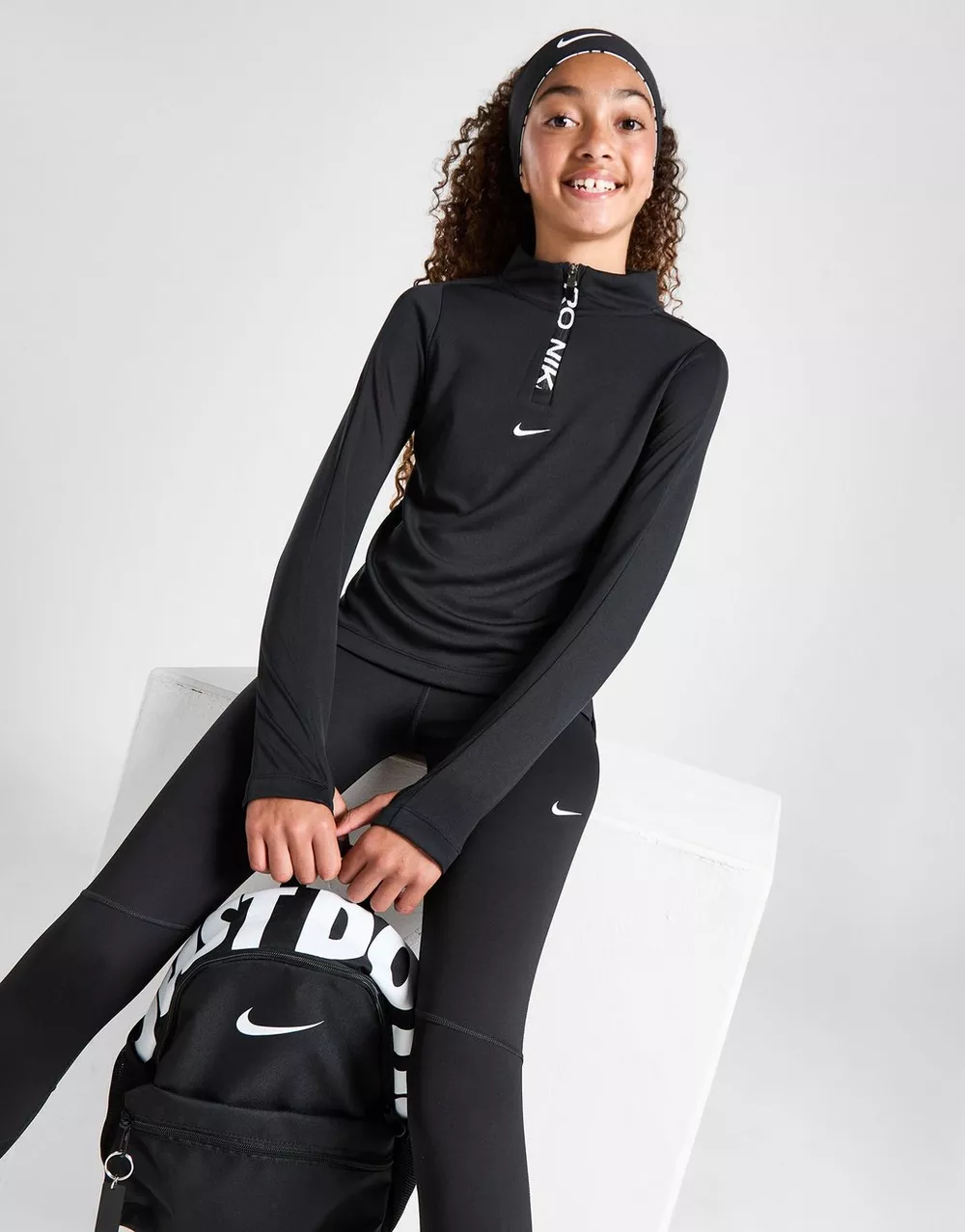 NIKE КОФТА G NK DF LS HZ SE+ GIRL, фото 1 з 7
