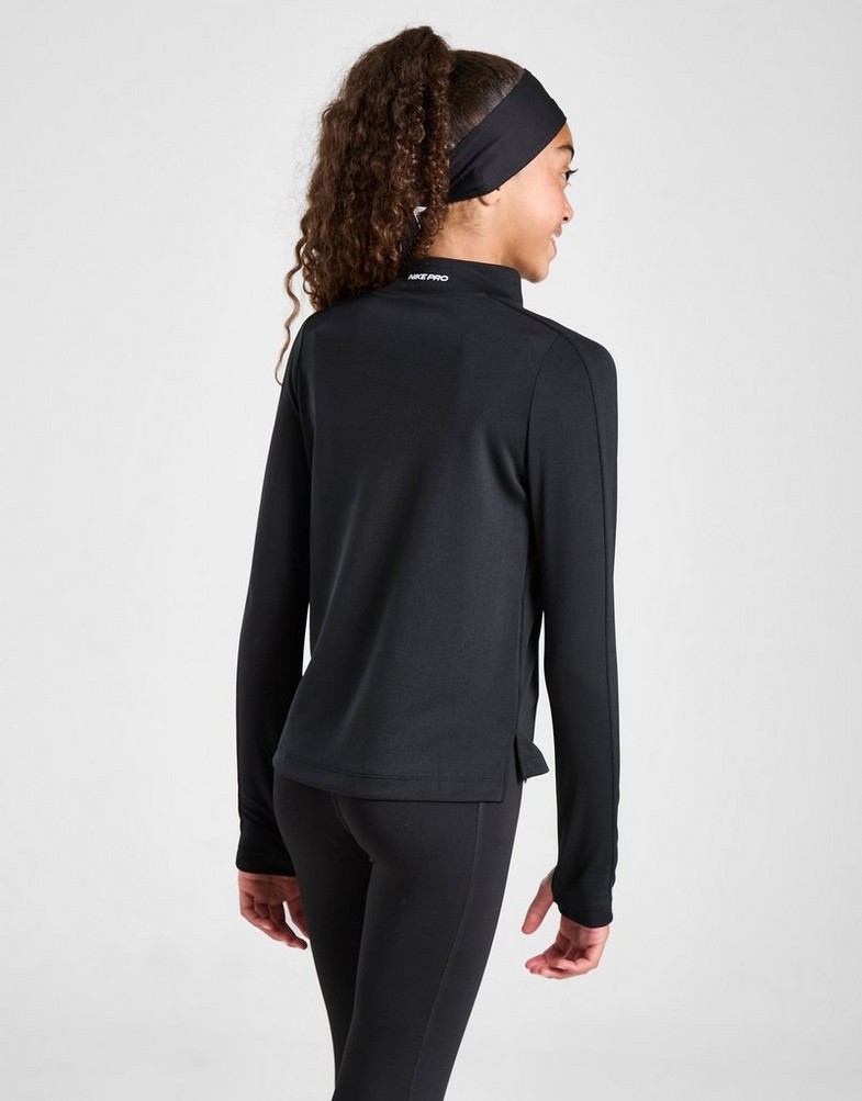 Дитячі кофти NIKE КОФТА G NK DF LS HZ SE+ GIRL FN9025-010 Чорний