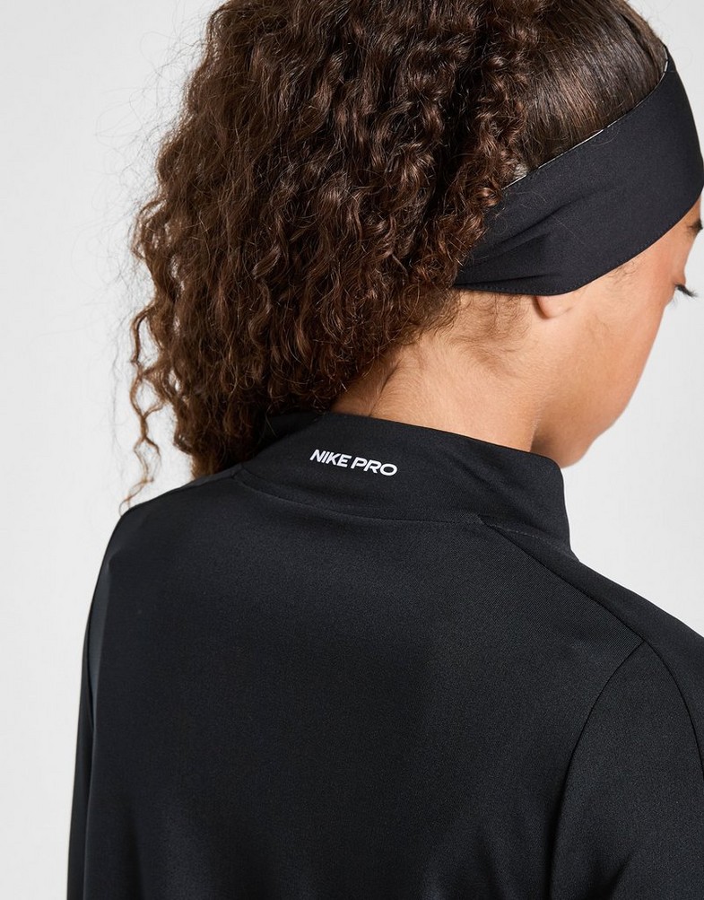 Дитячі кофти NIKE КОФТА G NK DF LS HZ SE+ GIRL FN9025-010 Чорний