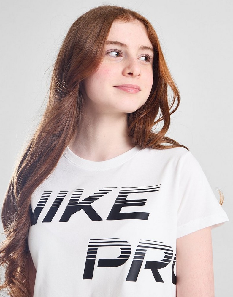 Дитячі футболки NIKE ФУТБОЛКА G NK DFCT CROP SE+ GIRL FN9691-100 Білий