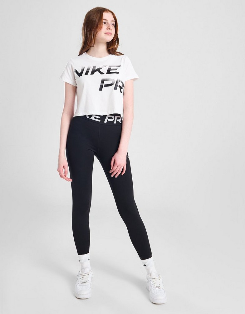 Дитячі футболки NIKE ФУТБОЛКА G NK DFCT CROP SE+ GIRL FN9691-100 Білий