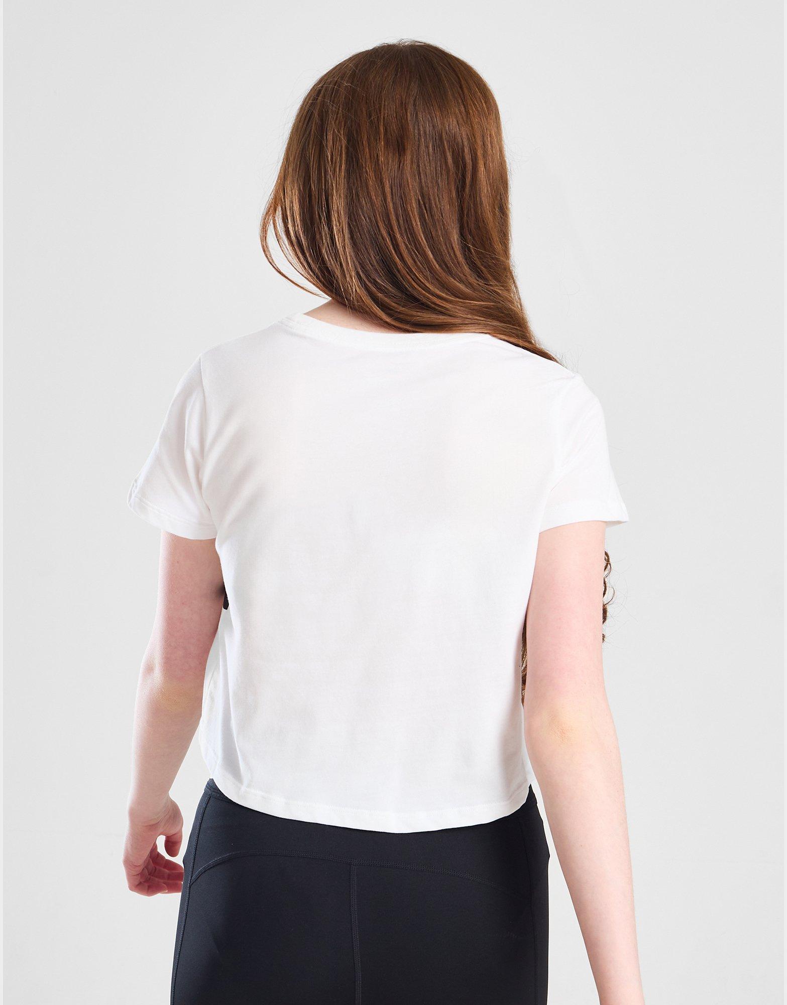 Детска тениска NIKE ТЕНИСКА G NK DFCT CROP SE+ GIRL FN9691-100 Бял