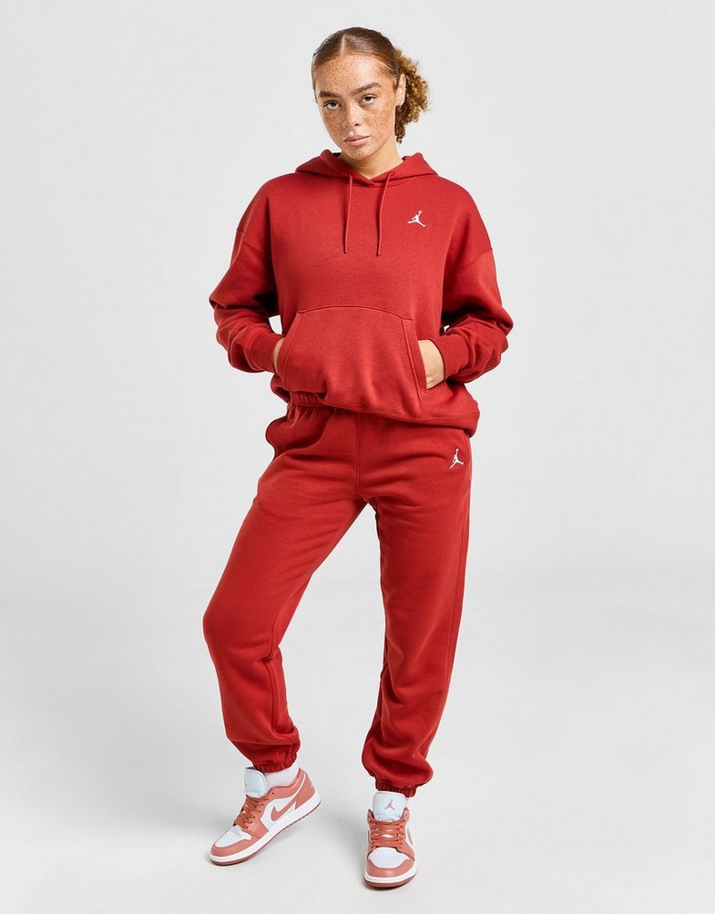 Bluza damska JORDAN BLUZA Z KAPTUREM W J BRKLN FLC PO 2 FN4488-615 Czerwony