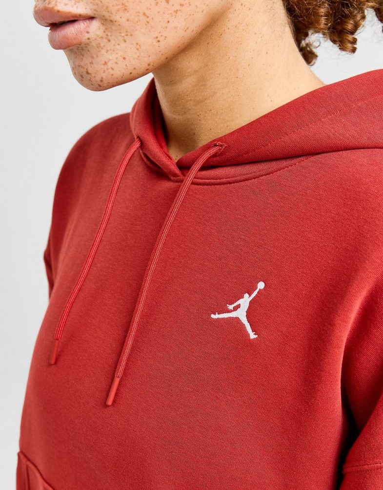 Bluza damska JORDAN BLUZA Z KAPTUREM W J BRKLN FLC PO 2 FN4488-615 Czerwony
