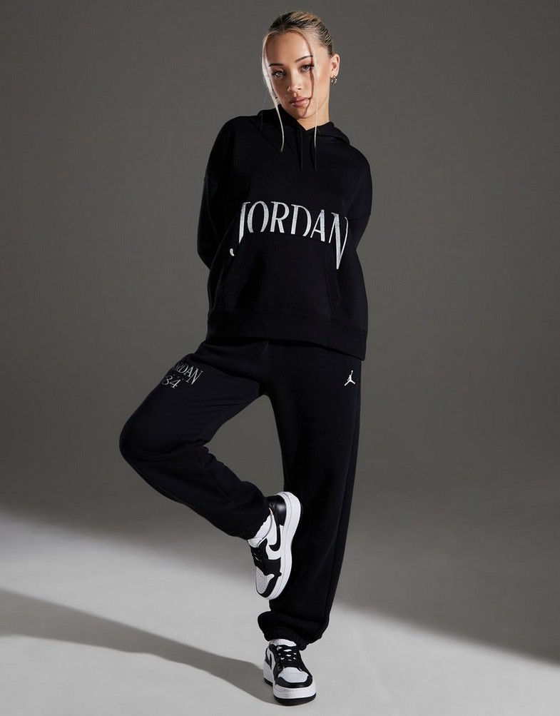 Bluza damska JORDAN BLUZA Z KAPTUREM W J BRKLN FLC PO FN5434-010 Czarny
