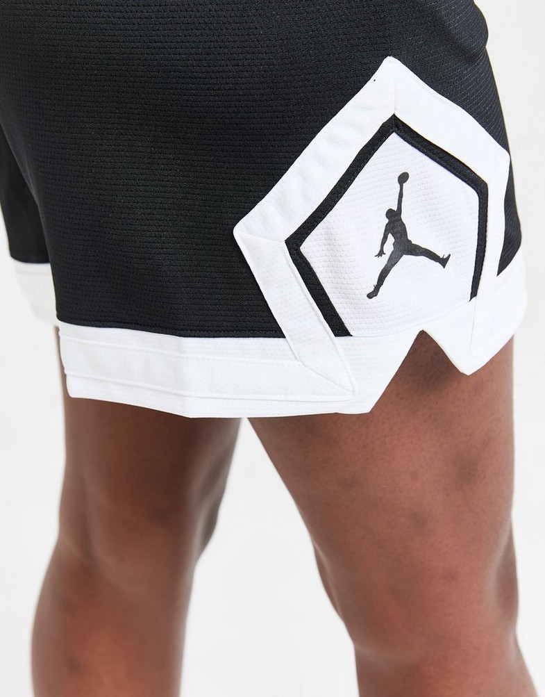Жіночі шорти ШОРТИ W JORDAN SPT DMND SHORT 4" BLACK/WHITE/WHITE/BLACK FN5134-010 Чорний