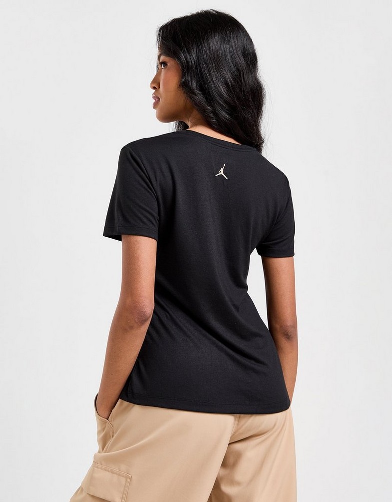 Жіночі футболки JORDAN ФУТБОЛКА W J SS JORDAN SLIM TEE FN5389-010 Чорний