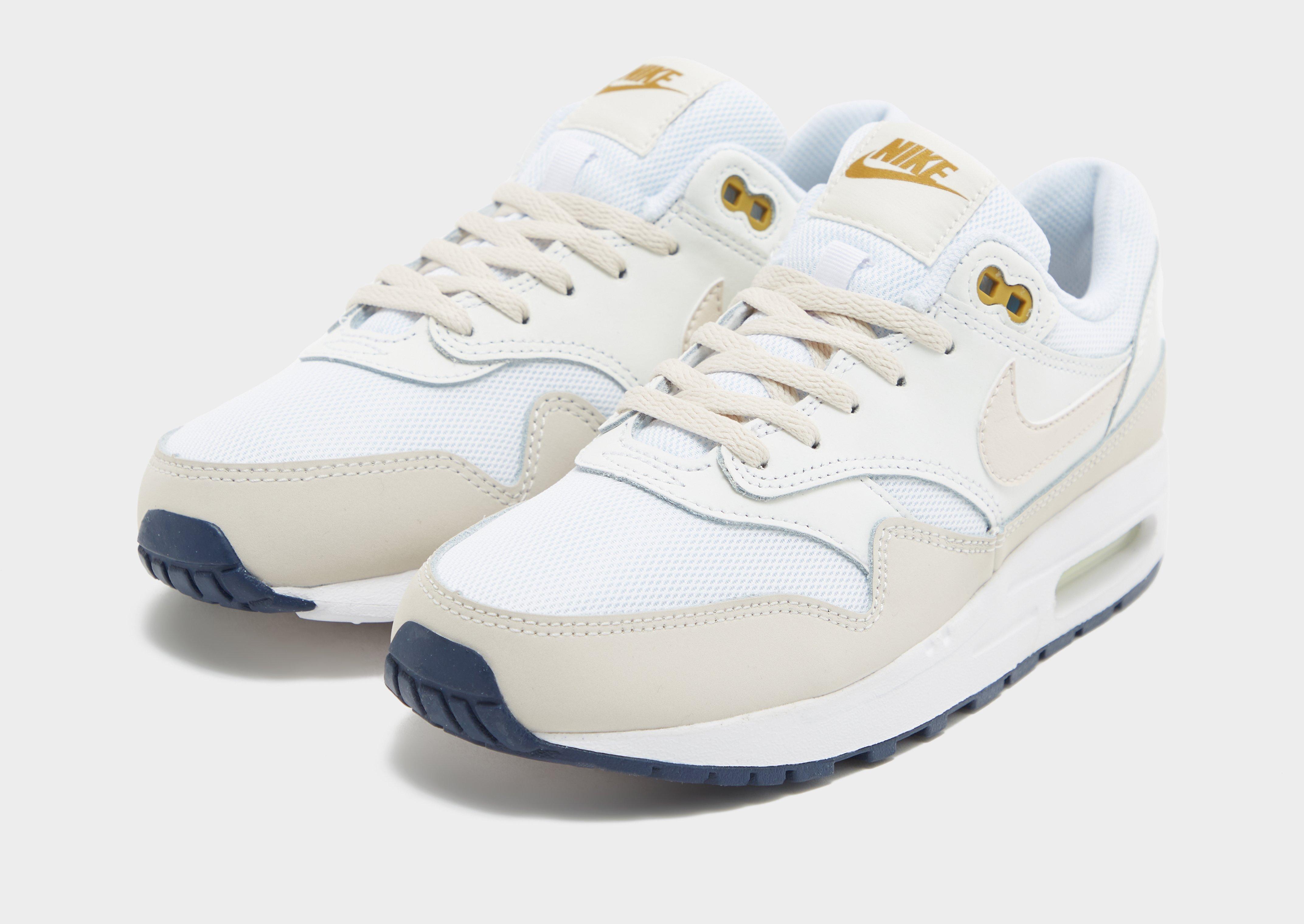 Buty sneakersy dla dzieci NIKE AIR MAX 1 DZ3307-103 Kremowy