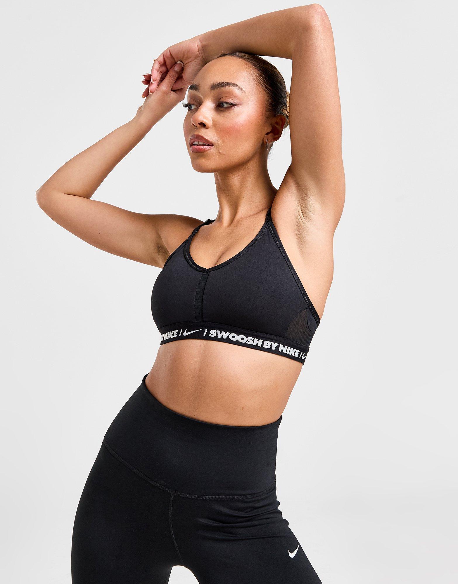 Női sportmelltartók NIKE BRA W NK DF INDY BRA GLS PERFORMANCE FZ4870-010 Fekete