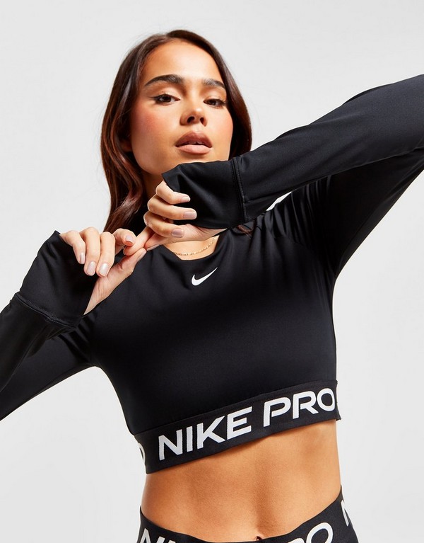 Nike Tričko Nike Pro Df 365 Crop Ls Performance