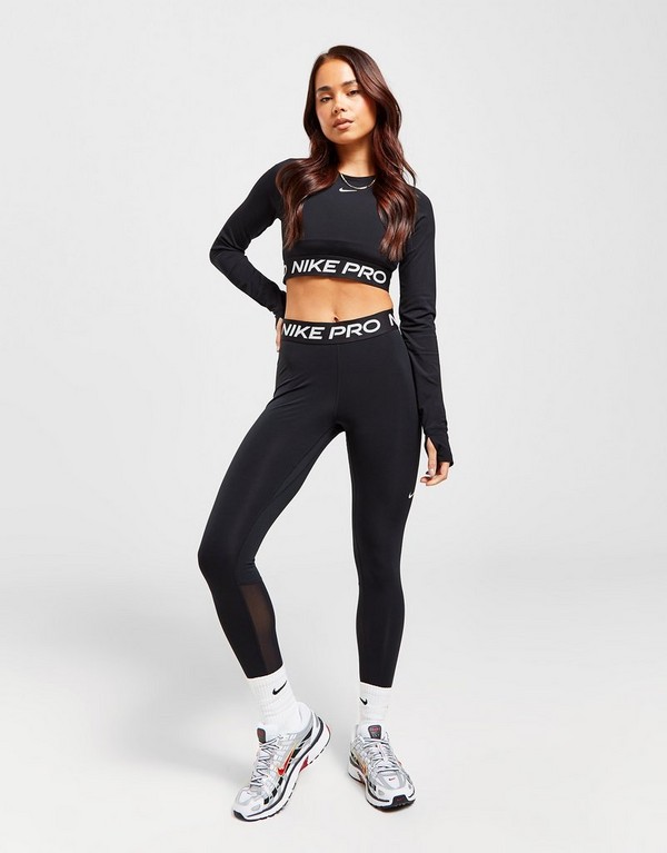 Nike Tričko Nike Pro Df 365 Crop Ls Performance
