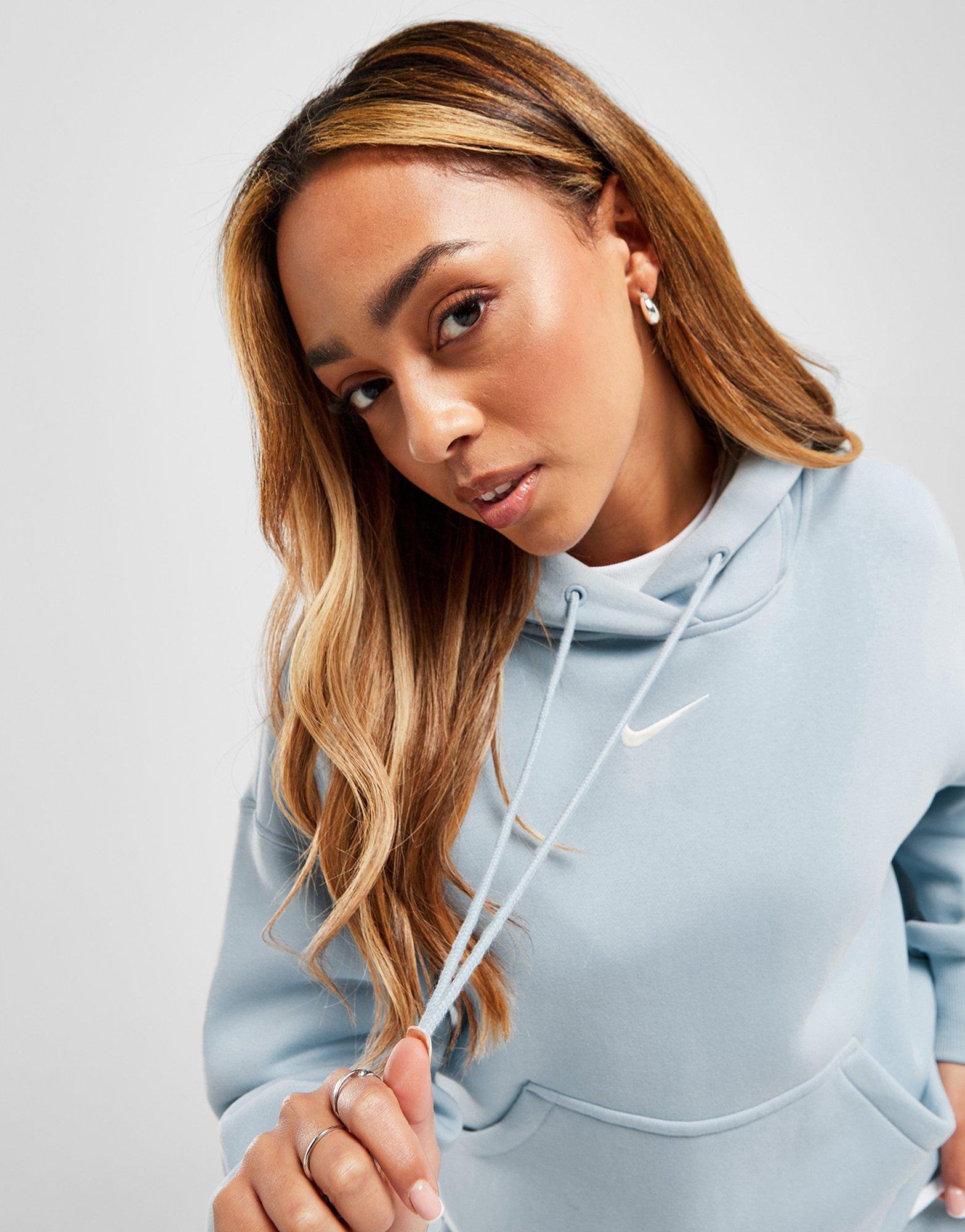 Ženski gornji dio trenirke NIKE VESTA W NSW PHNX FLC OS PO HOODIE PHOENIX DQ5860-441 plava