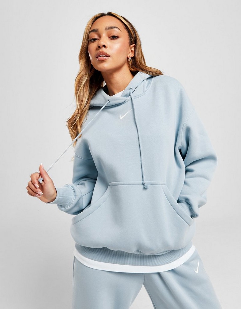 Bluza damska NIKE BLUZA W NSW PHNX FLC OS PO HOODIE PHOENIX DQ5860-441 Niebieski