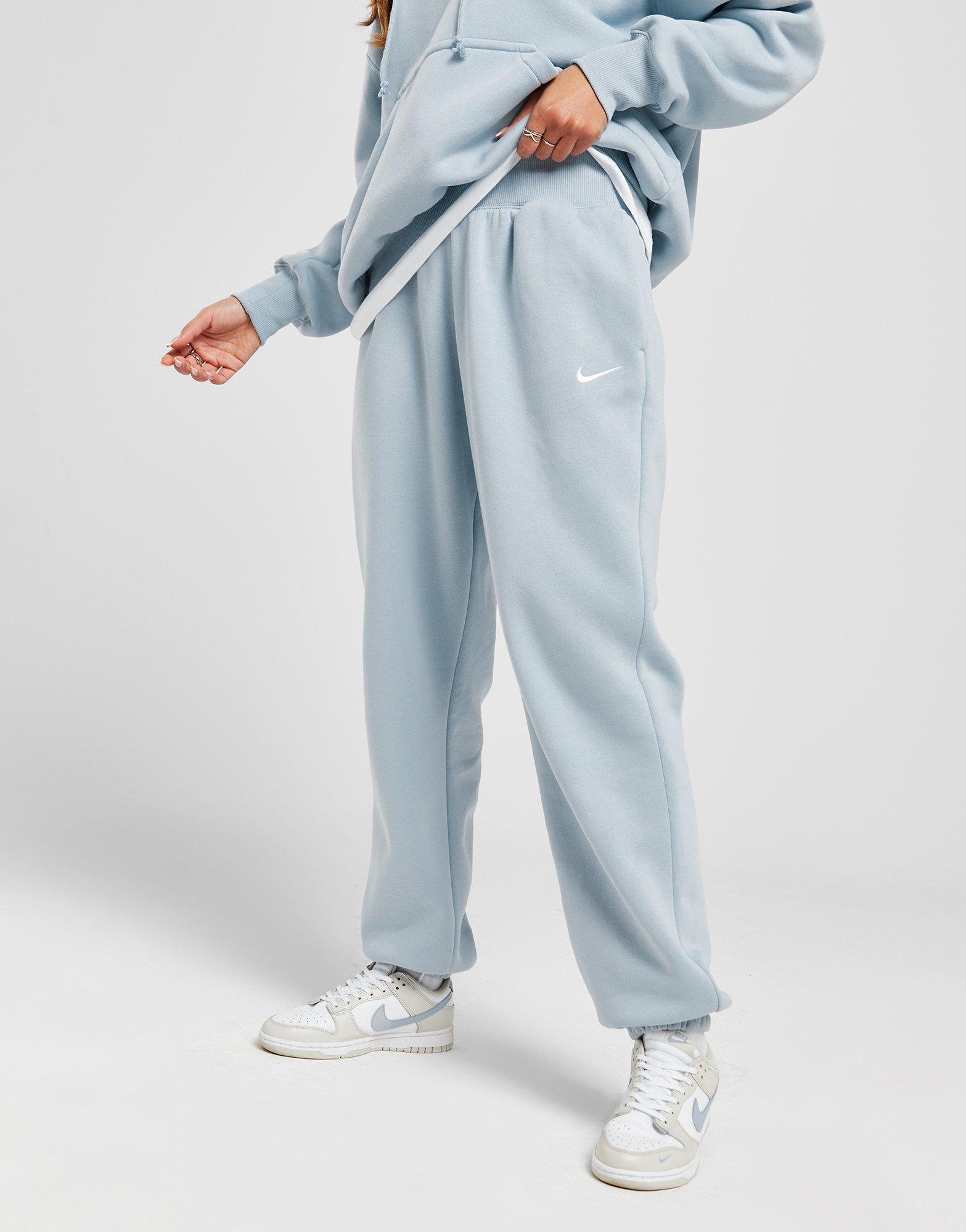 Жіночі штани NIKE ШТАНИ W NSW PHNX FLC HR OS PANT PHOENIX DQ5887-441 Блакитний