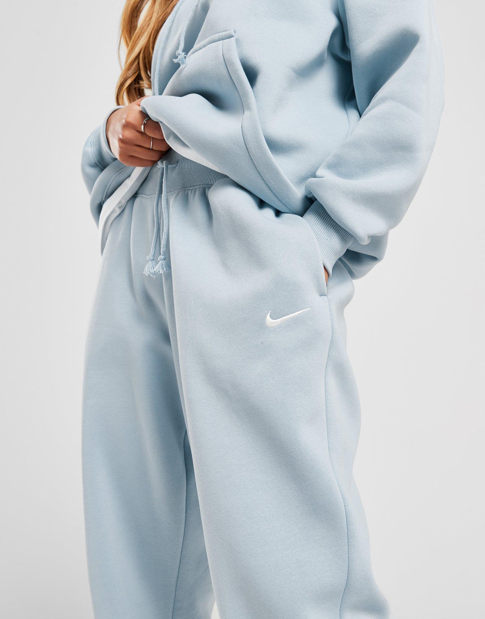 Жіночі штани NIKE ШТАНИ W NSW PHNX FLC HR OS PANT PHOENIX DQ5887-441 Блакитний