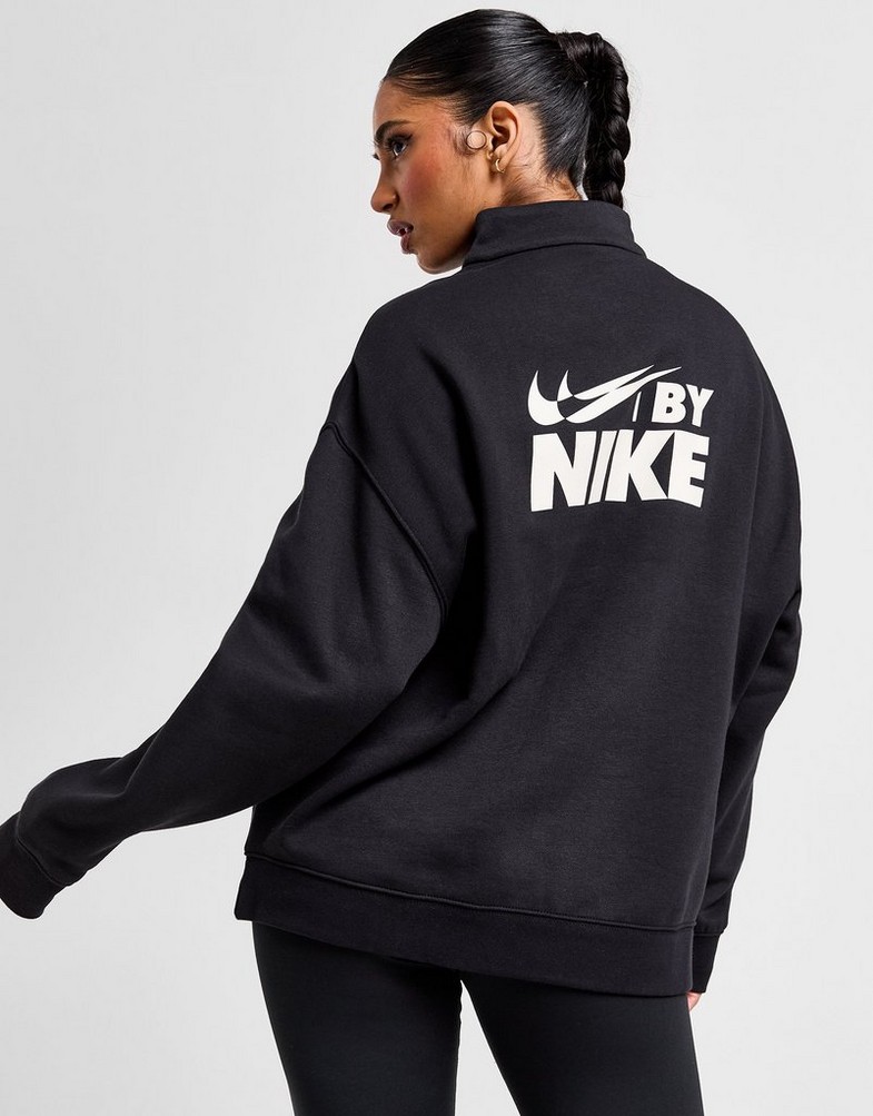 Bluza damska NIKE BLUZA W NSW FLC QZ GLS GYM LIFE FZ4633-010 Czarny