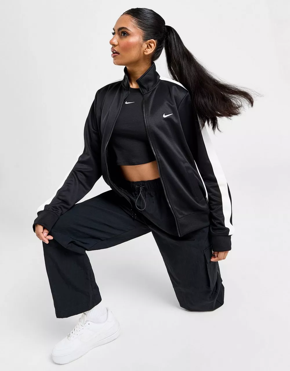 NIKE КОФТА НА БЛИСКАВЦІ W NSW PK JKT SW STREETSWEAR, фото 1 з 6