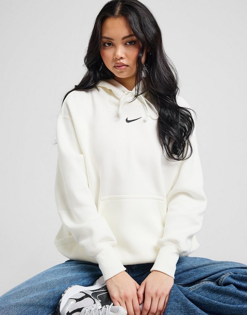 Bluză pentru femei NIKE BLUZĂ CU GLUGĂ W NSW PHNX FLC OS CREW