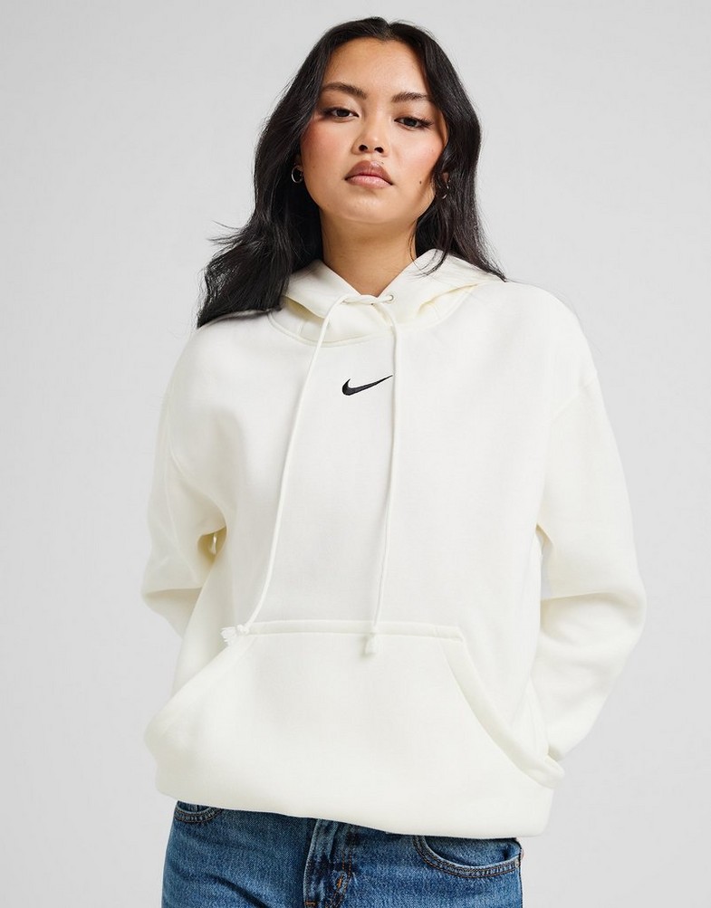 Bluză pentru femei NIKE BLUZĂ CU GLUGĂ W NSW PHNX FLC OS CREW