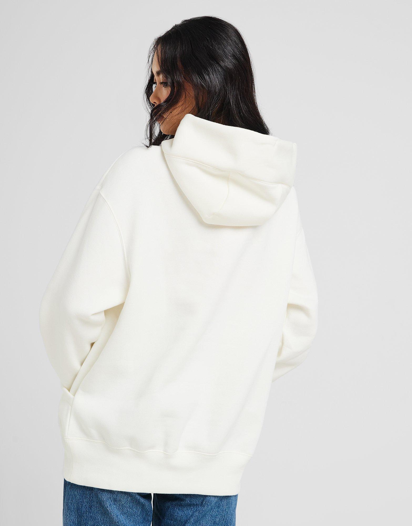 Дамска блуза NIKE СУИТЧЪР С КАЧУЛКА W NSW PHNX FLC OS CREW DQ5860-133 Бял