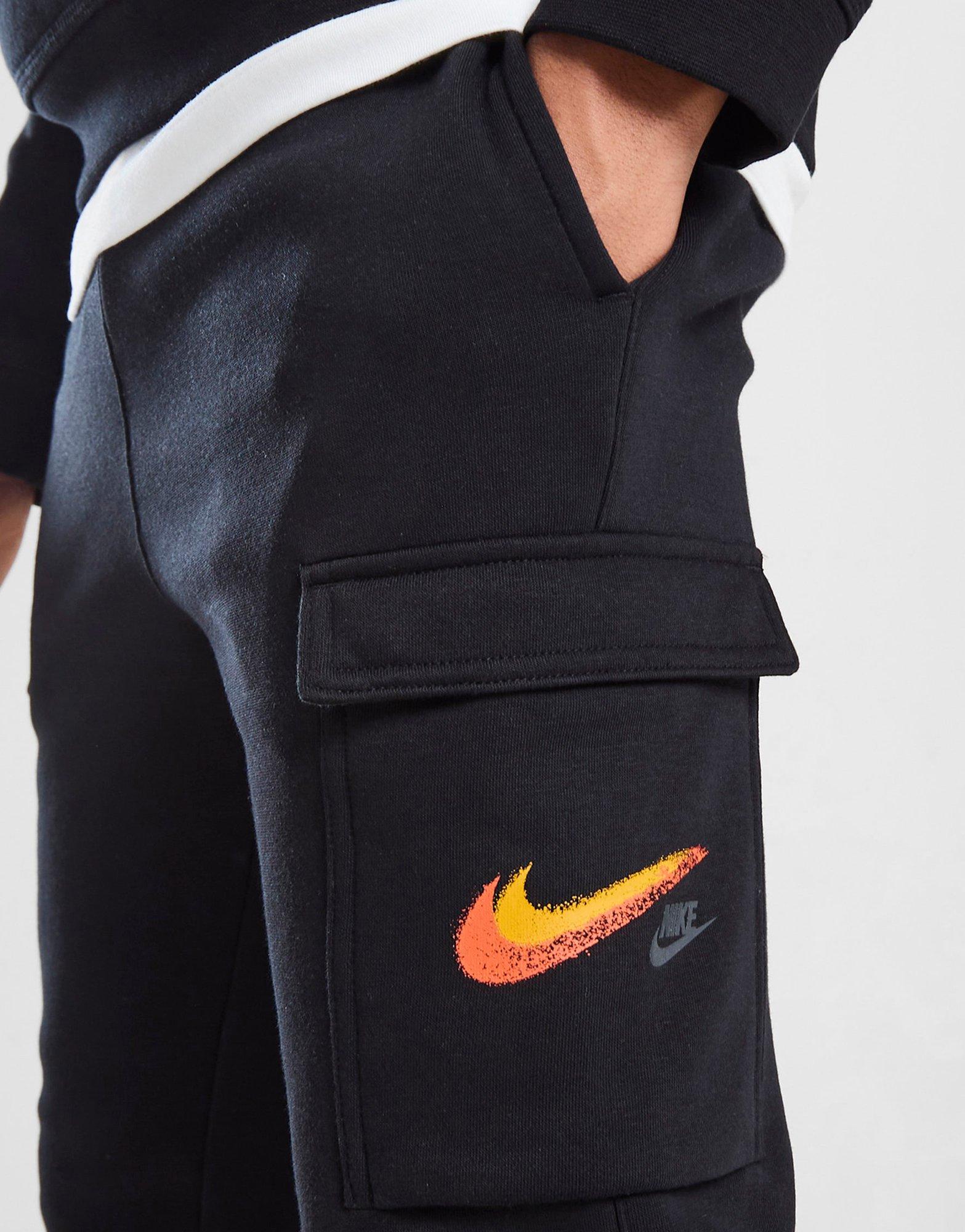 Vaikiškos kelnės NIKE KELNĖS B NSW SI FLC CARGO PANT BB B FZ4718-010 Juoda