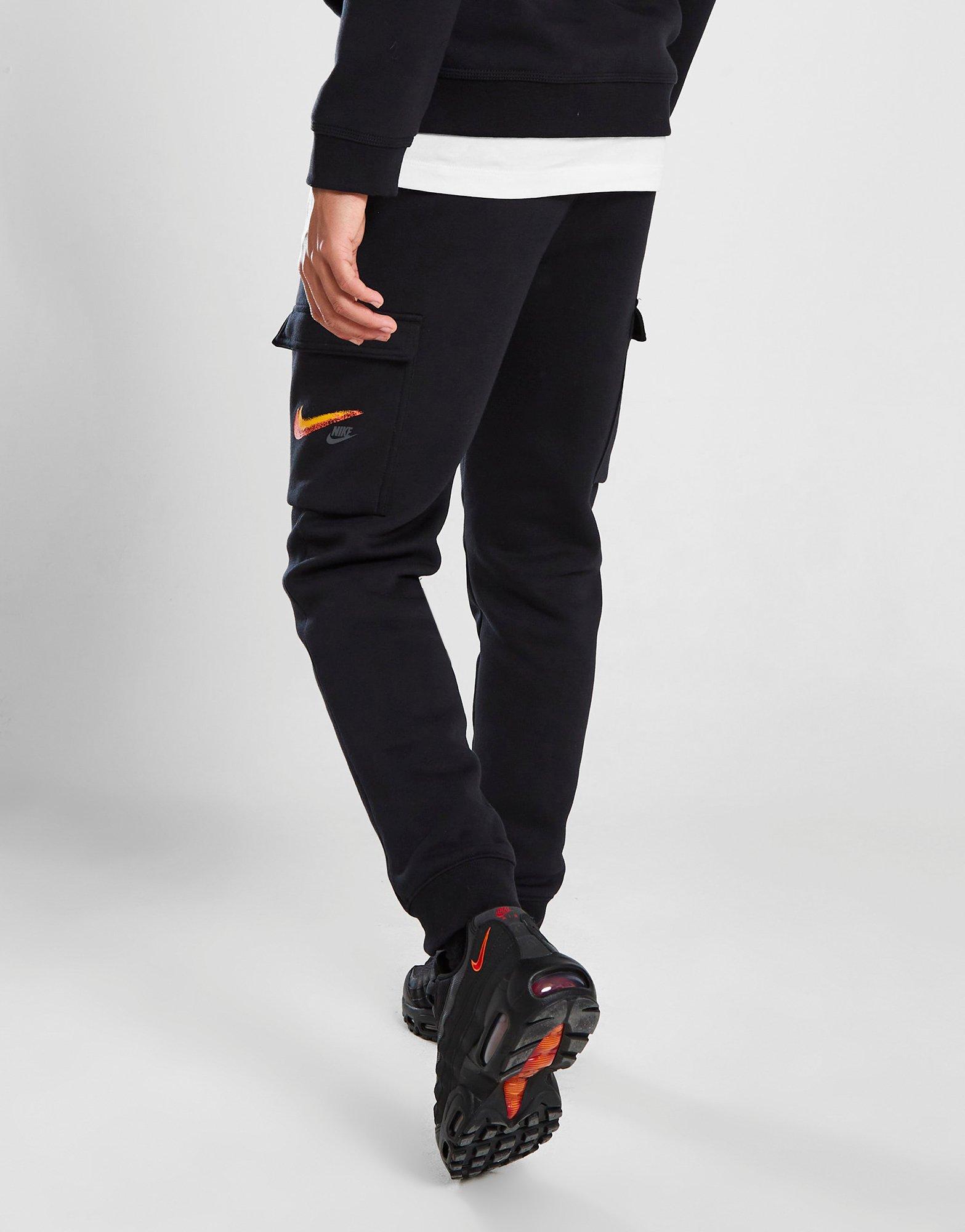 Vaikiškos kelnės NIKE KELNĖS B NSW SI FLC CARGO PANT BB B FZ4718-010 Juoda