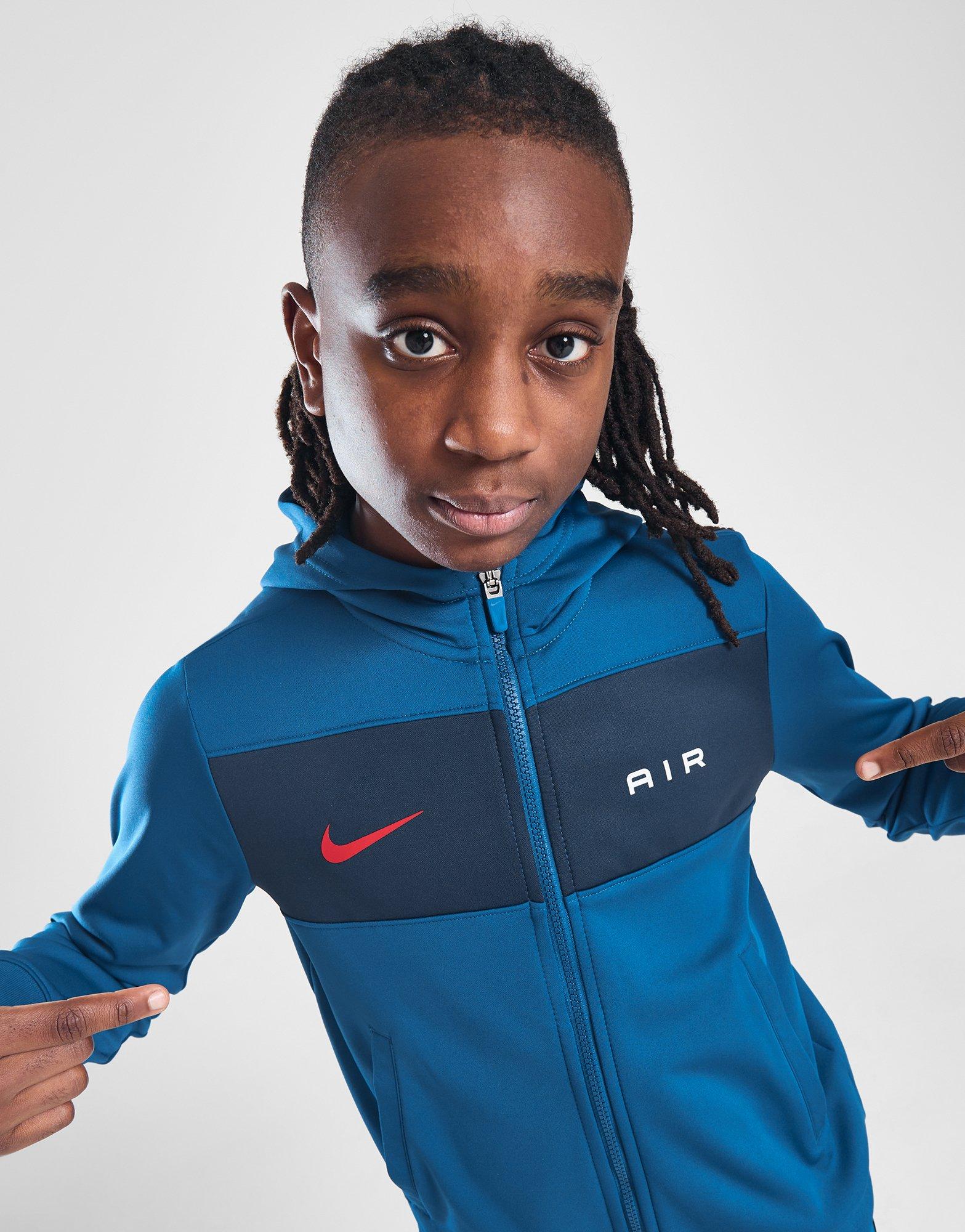 Vaikiškas džemperis NIKE DŽEMPERIS UŽSEGAMAS Z   KAPTUREM B NSW N AIR PK FZ B FV2344-476 Tamsiai mėlyna